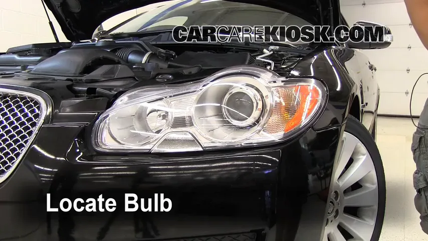 2009 Jaguar XF Luxury 4.2L V8 Lights Highbeam (replace bulb)